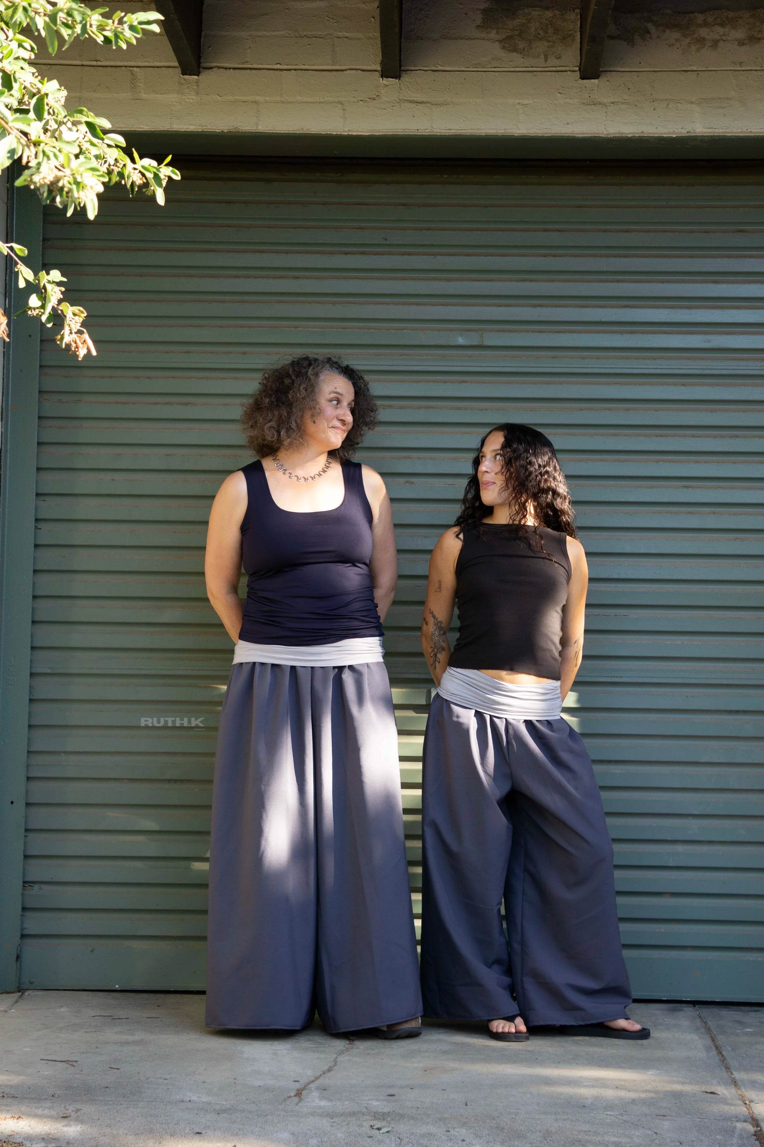 The Ruth Pant in Grey & Pewter