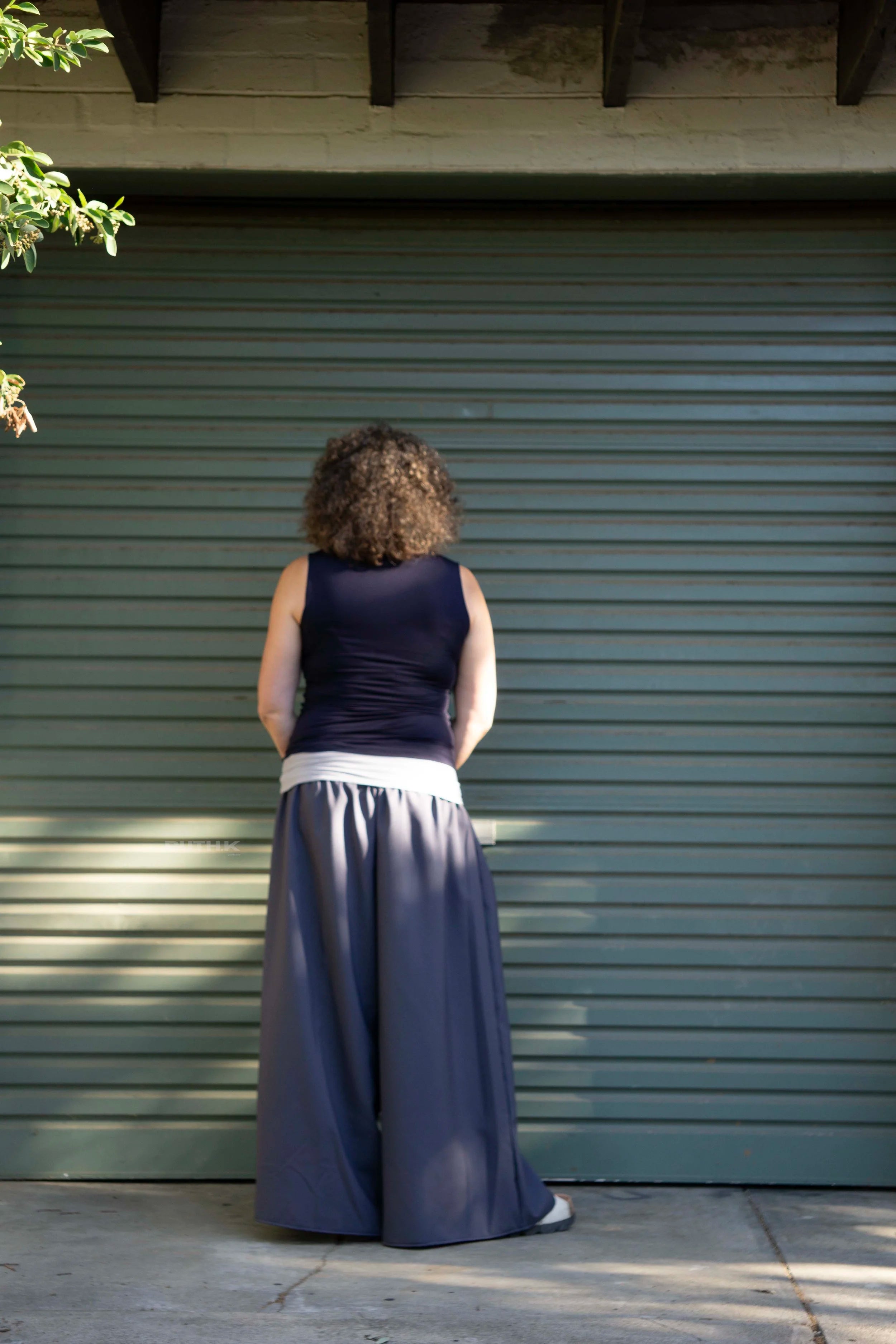 The Ruth Pant in Grey & Pewter