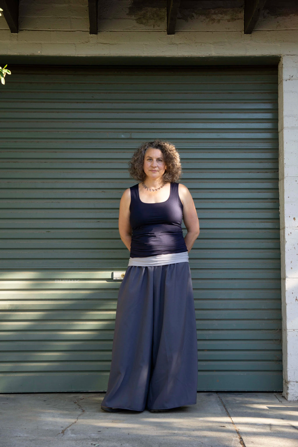 The Ruth Pant in Grey & Pewter